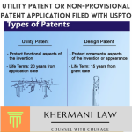 Utility Patent or Non-provisional Patent Application Filed with USPTO